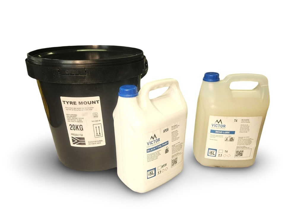 20L SOFT SOAP & 5L TYRE PAINT PLUS FREE 5L BEAD LUBE
