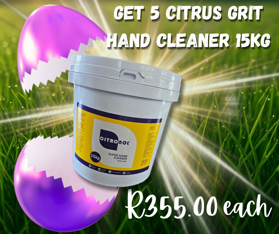 GRIT HAND CLEANER 15KG - CITRUS