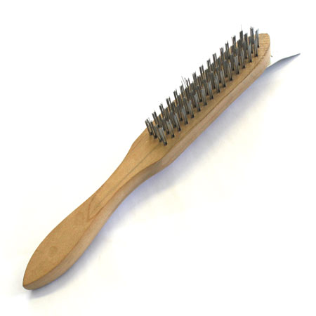 WIRE BRUSH WITH HANDLE