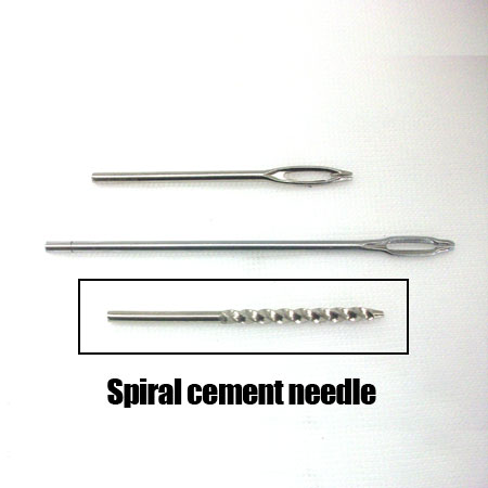 SPIRAL CEMENT NEEDLE - LONG