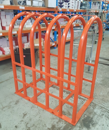 [4271] TYRE INFLATION CAGE 6 BAR - TRUCK TYRE (1280H X 690W X 1190L)