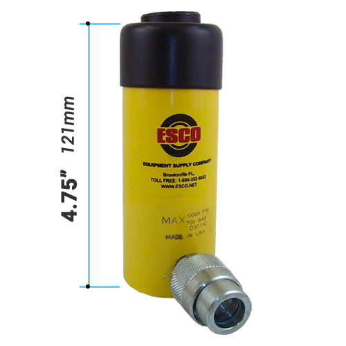 HYDRAULIC RAM 10 TON - 2 INCH STROKE 