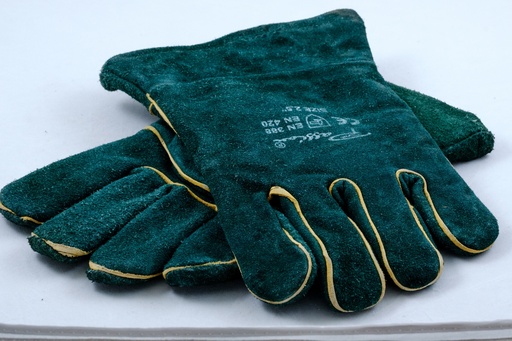 ​​6inch GREEN LEATHER GLOVES