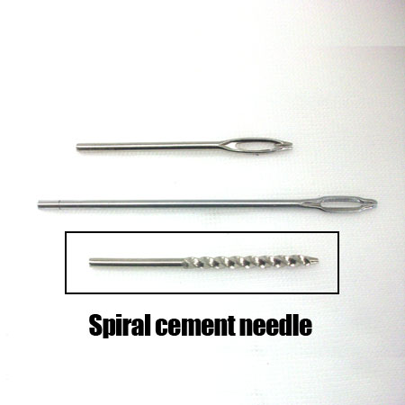 [3662] SPIRAL CEMENT NEEDLE - LONG