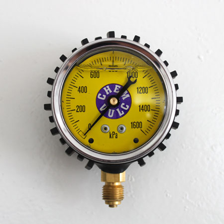 [5316] CV GLYCERINE FILLED GAUGE 0-1200kPa FLEXIBLE