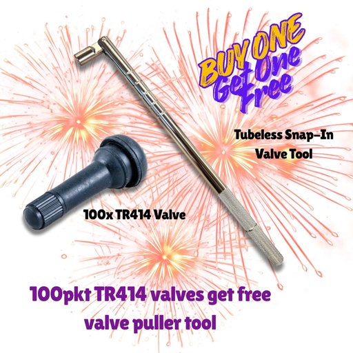 [FREE1] TR414 SNAP-IN VALVES PLUS VALVE PULLER TOOL