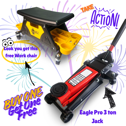 [FREE2] 3 TON EAGLE PRO JACK AND WORKING CHAIR COMBO