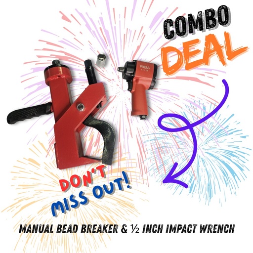 [COMBO1] MANUAL BEAD BREAKER AND 1/2 INCH IMPACT WRENCH